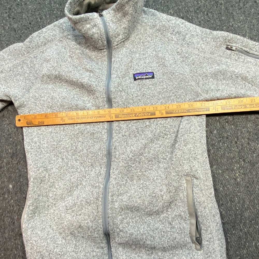 Patagonia Better Sweater Sz M Womens Grey Gorpcore Full Zip Fleece Jacket - Picture 10 of 11